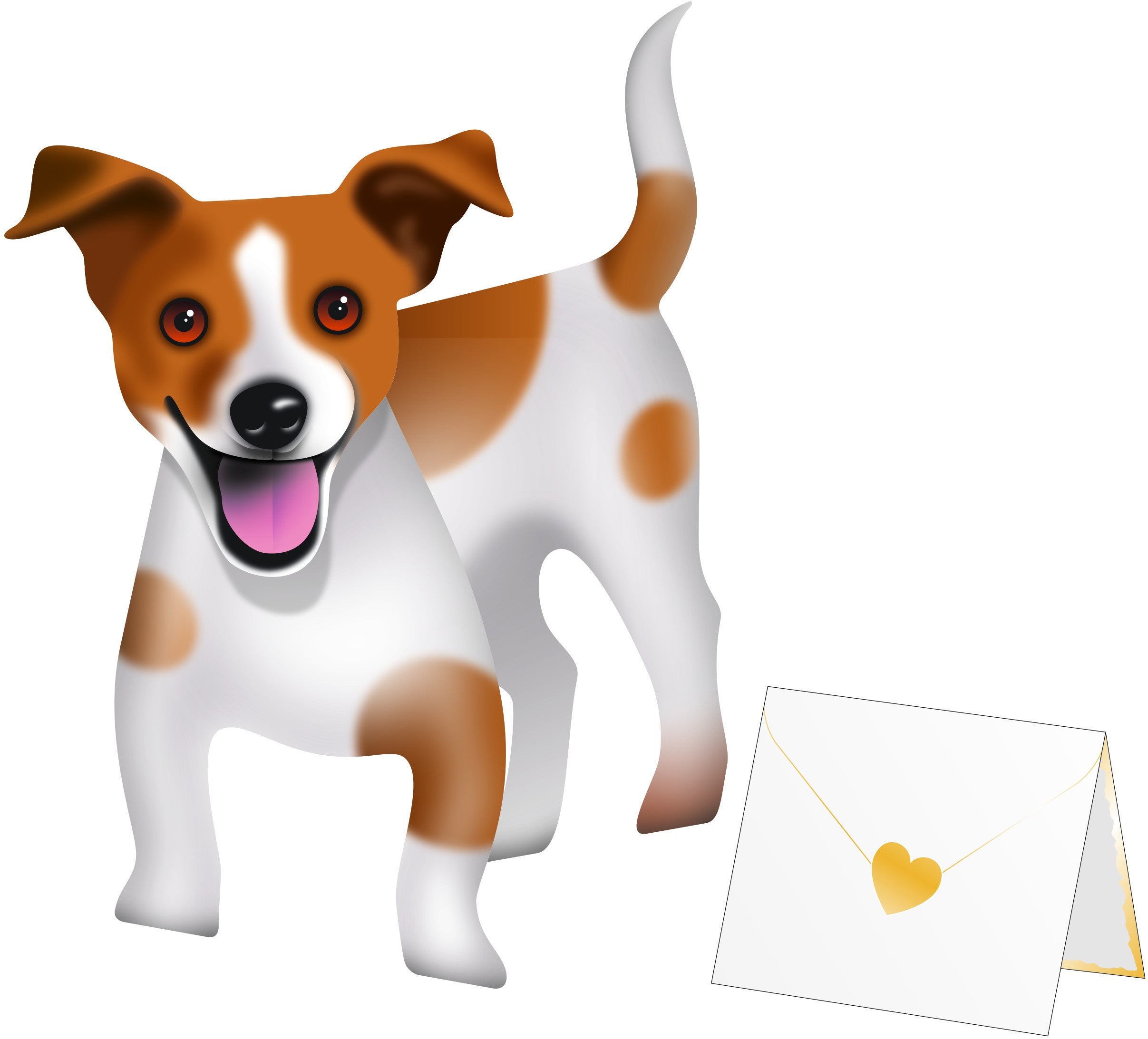 otter-house-special-delivery-jack-russell-riley-gru-karte-160-mm image 2