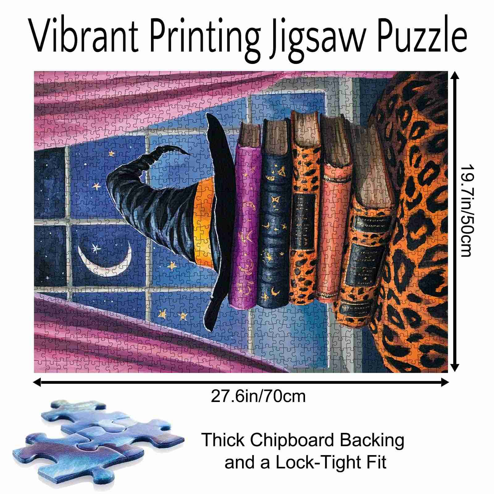 tucocoo-witch-hat-and-spell-books-puzzle-1000-teile image 5