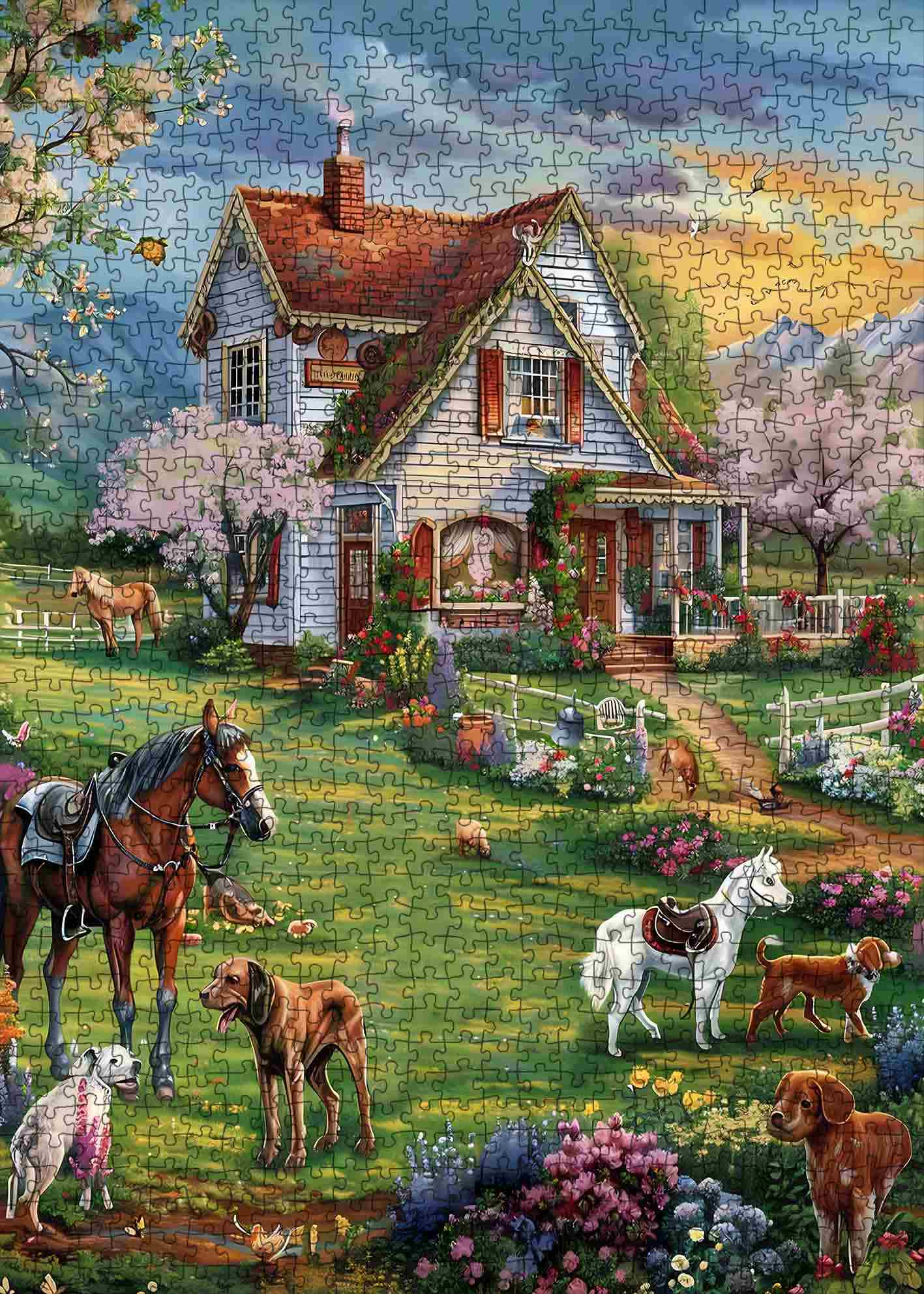 tucocoo-country-house-with-animals-puzzle-1000-teile image 2