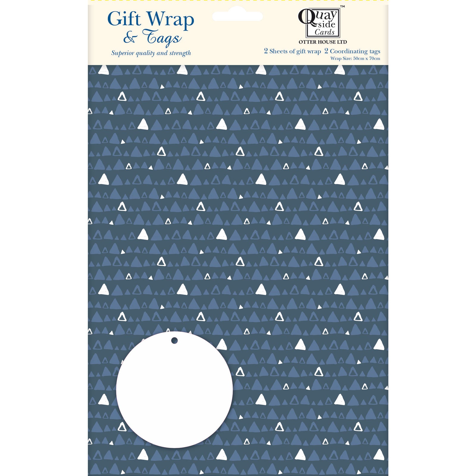 otter-house-gift-packaging-wrap-tags-pyramid-2-bogen-muster image 1