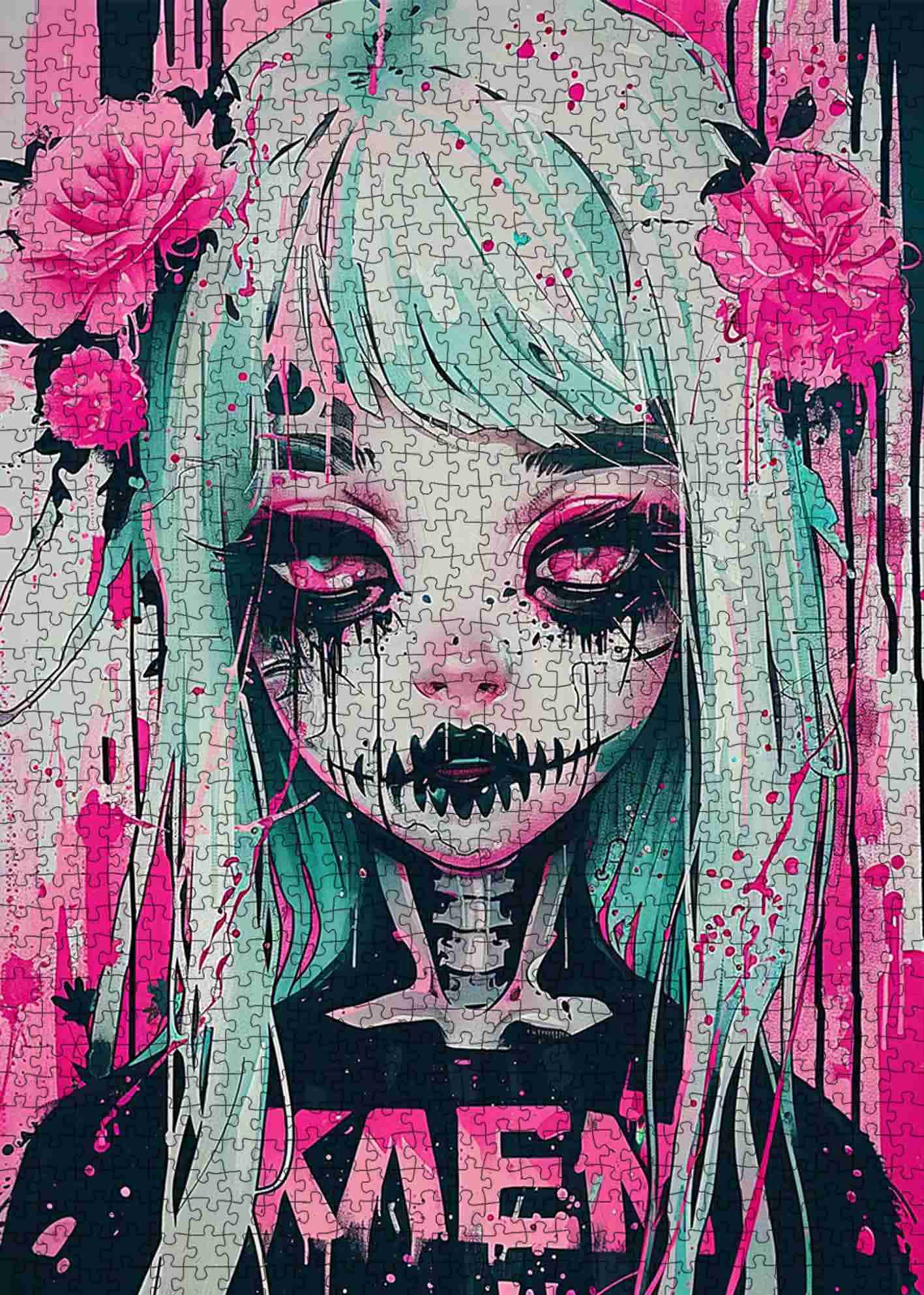 tucocoo-haunted-pink-doll-puzzle-1000-teile-puppe image 2