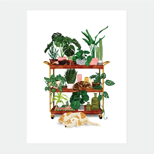 all-the-ways-to-say-plant-shelf-poster-pflanzen-29-7x39-7-cm image 1