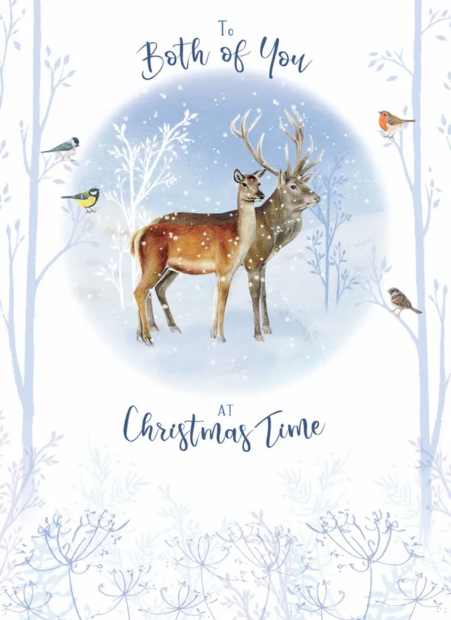 otter-house-christmas-both-of-you-weihnachtskarte-hirsch image 1