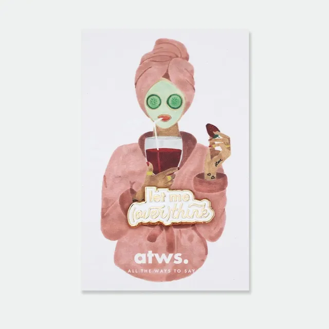 all-the-ways-to-say-overthink-pin-emaille-mit-goldschrift image 1