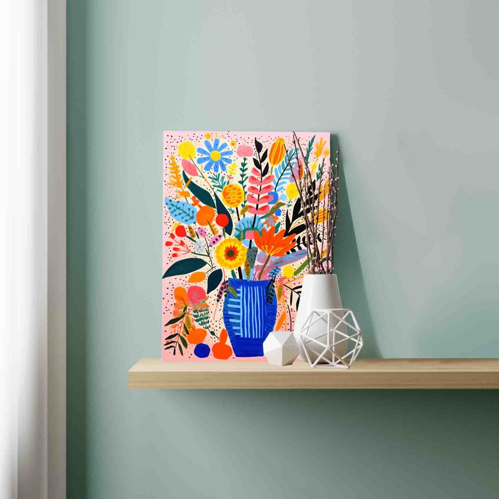 tucocoo-paint-by-numbers-vibrant-floral-bloom-malen-nach-zahlen-ohne-rahmen image 3