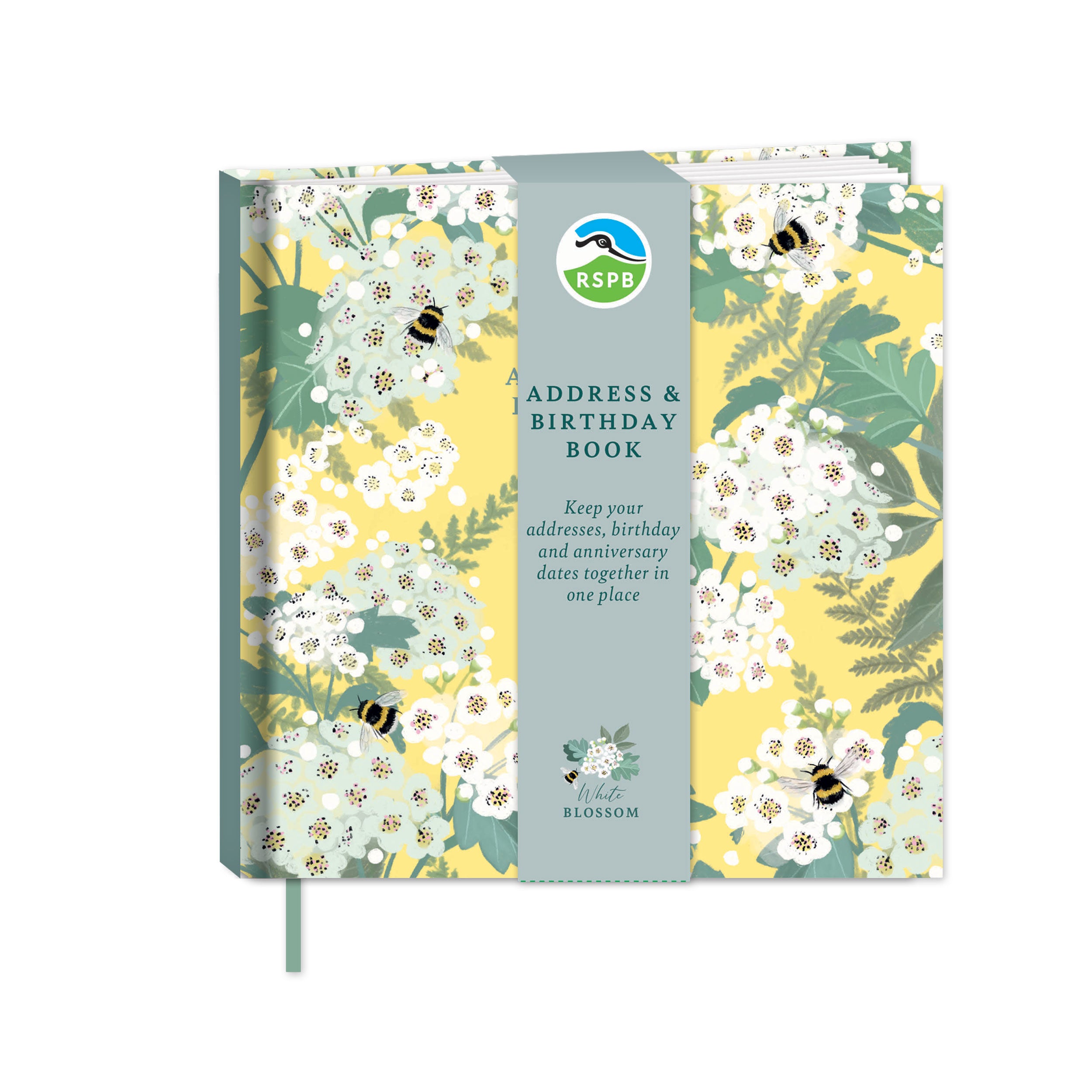 otter-house-rspb-white-blossom-adressbuch-bienen-geburtstage image 2