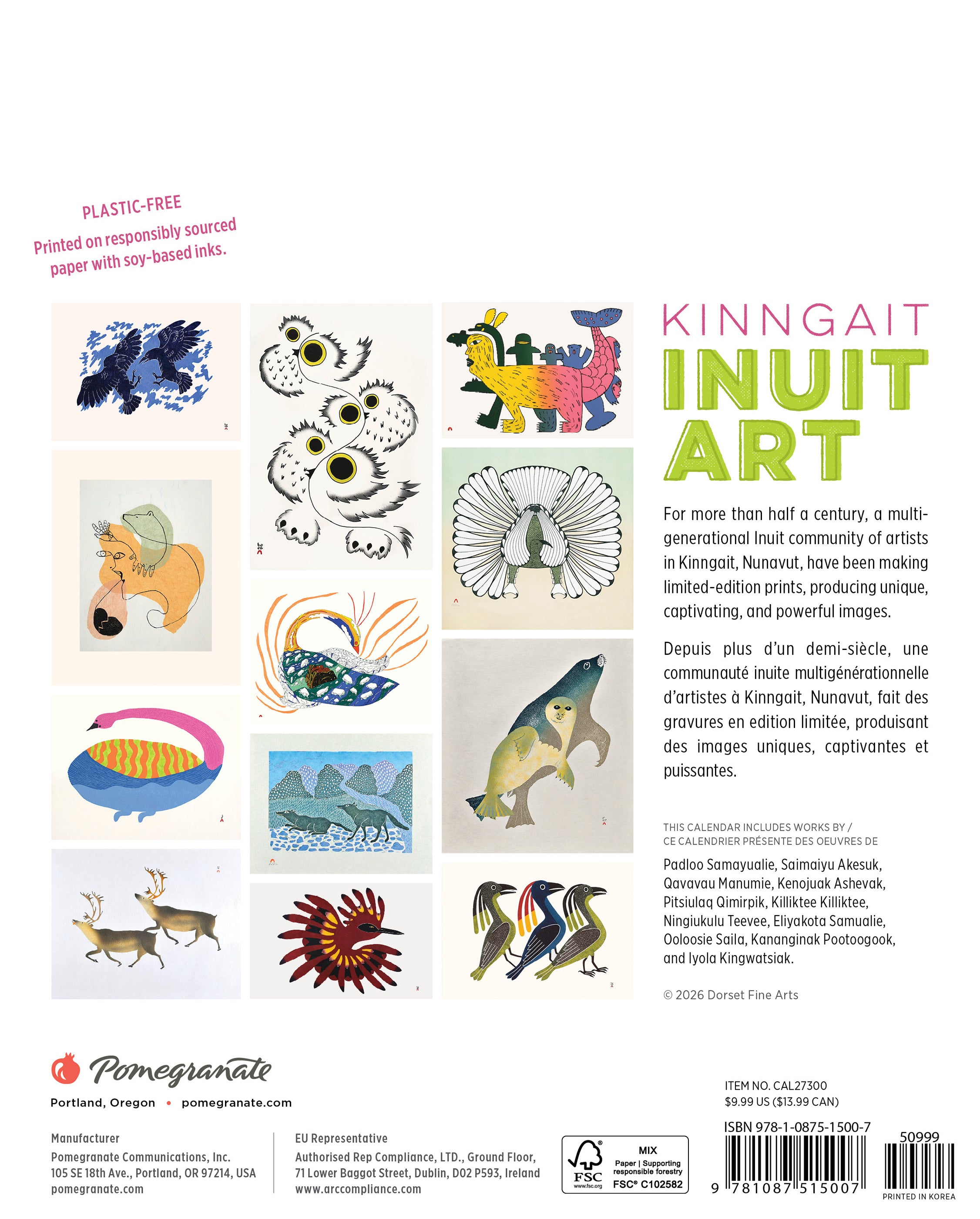 pomegranate-inuit-art-kinngait-2027-mini-wandkalender-inuit-kunst image 8
