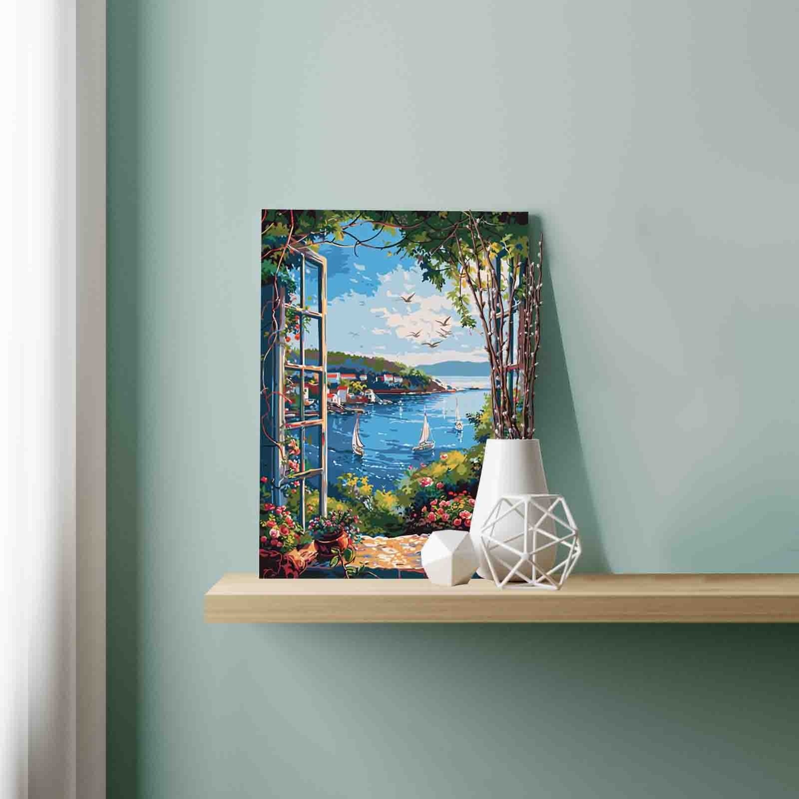 tucocoo-seaside-balcony-view-malen-nach-zahlen-strand-40x50-ohne-rahmen image 3