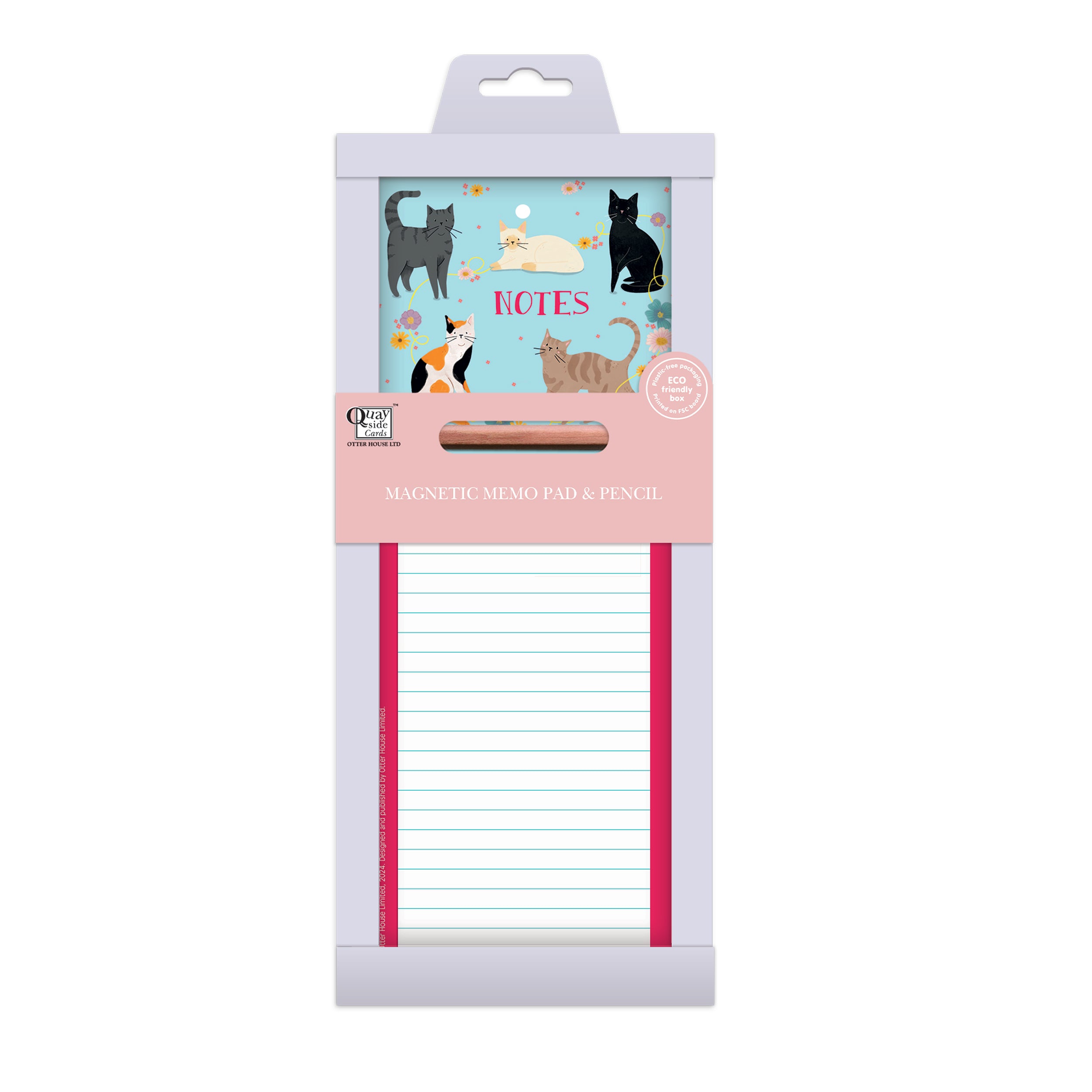 otter-house-mixed-cats-magnet-notizblock-katzen-a6-mit-stift image 2