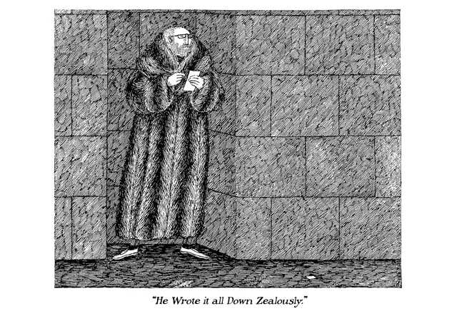 pomegranate-blank-notecards-edward-gorey-klappkarte-einzeln image 1