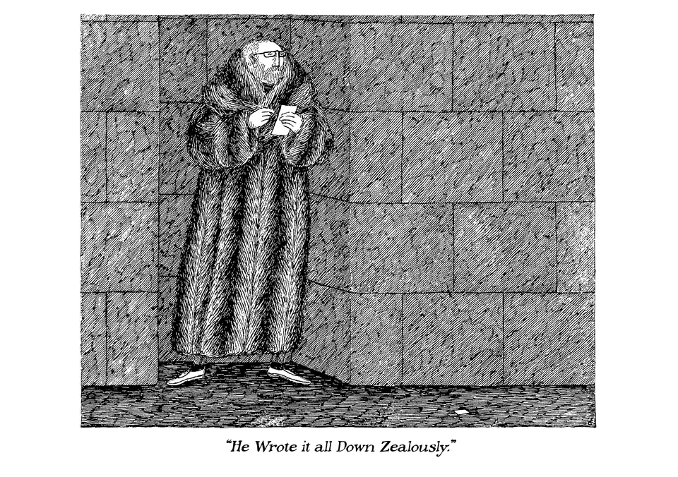 pomegranate-blank-notecards-edward-gorey-klappkarte-einzeln image 1