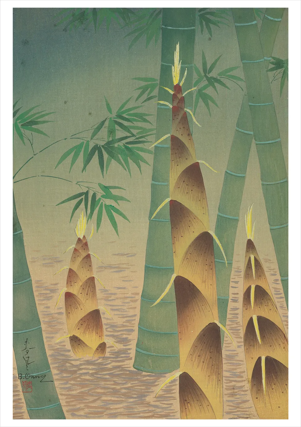 pomegranate-ohno-bamboo-grove-klappkarte-bambus image 1