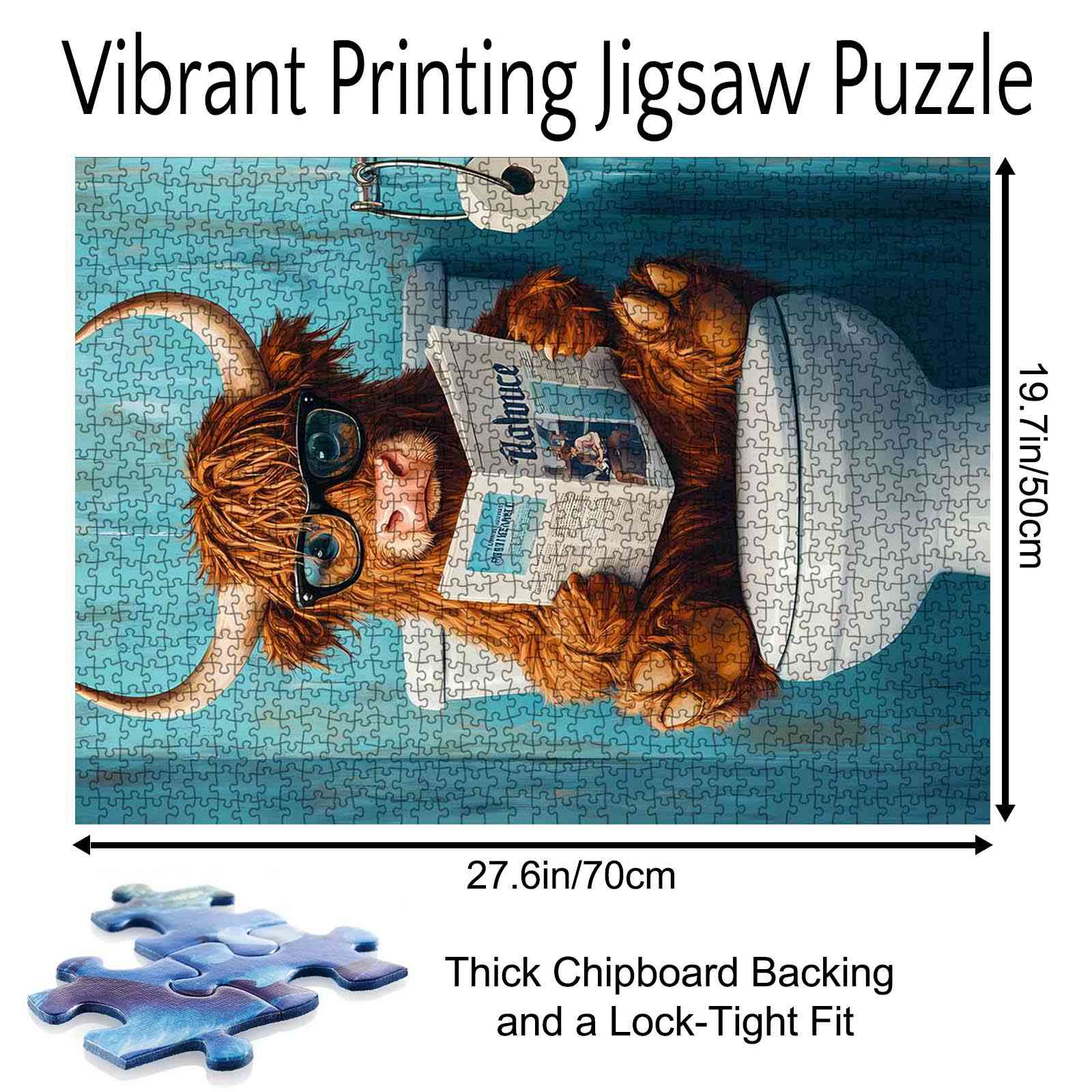 tucocoo-highland-cow-reading-newspaper-on-toilet-puzzle-1000-teile-lustig image 5