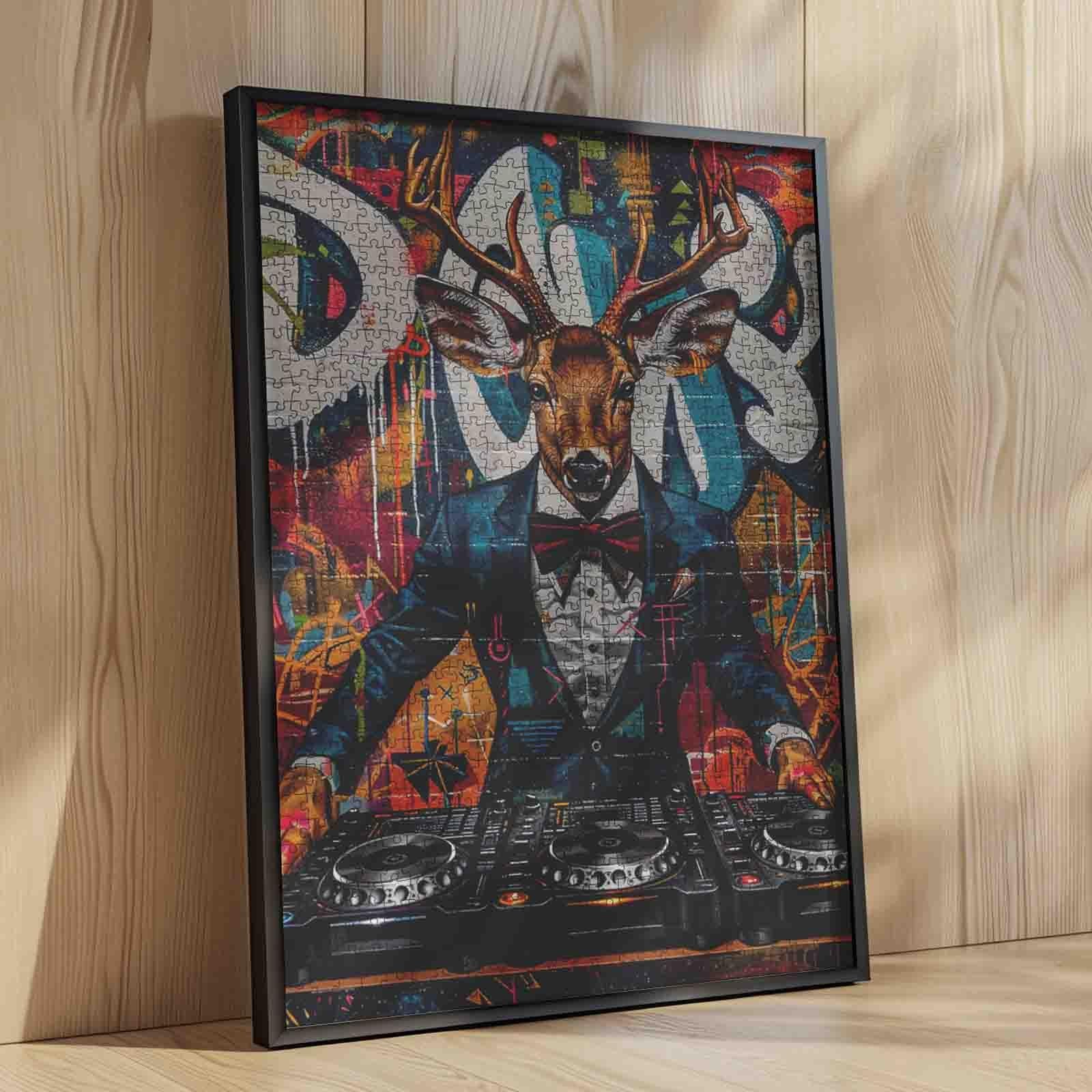 tucocoo-dj-deer-graffiti-puzzle-1000-teile image 4