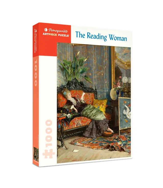 pomegranate-the-reading-woman-puzzle-1000-teile-lesende-frau image 1