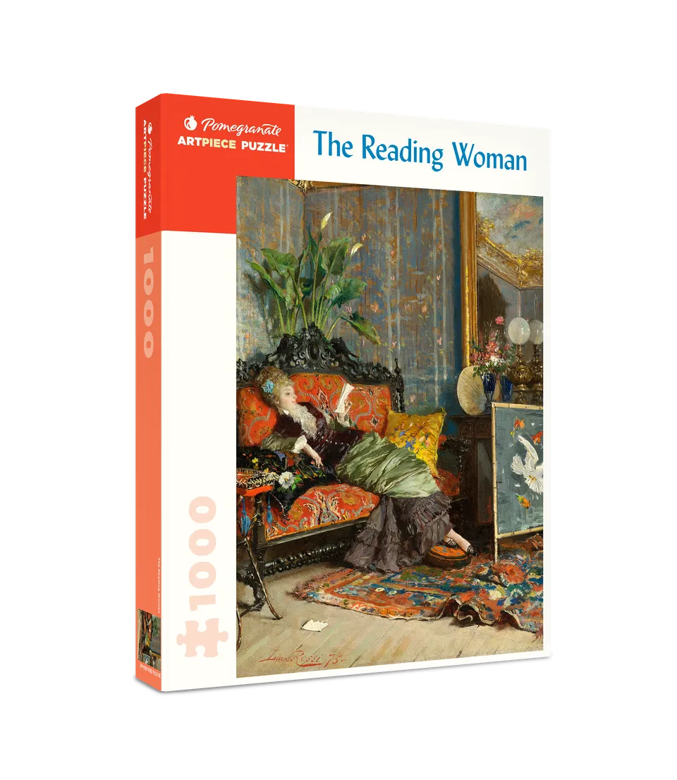 pomegranate-the-reading-woman-puzzle-1000-teile-lesende-frau image 1