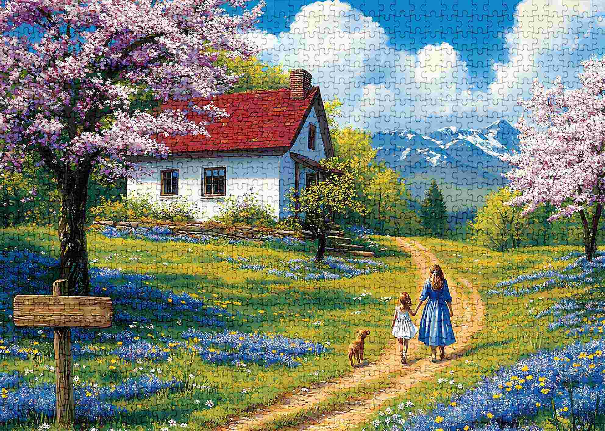 tucocoo-spring-walk-countryside-puzzle-1000-teile-landschaft image 2