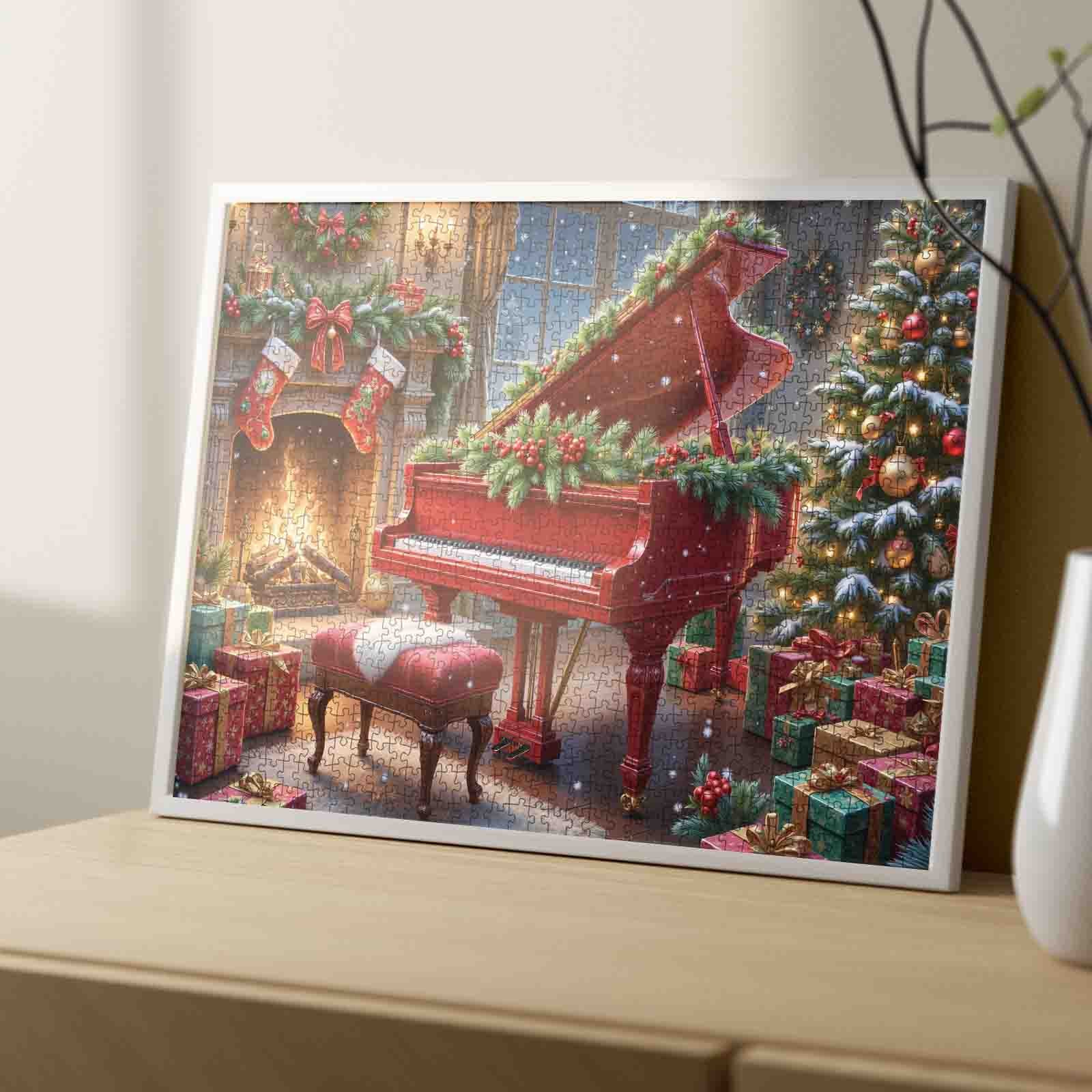 tucocoo-festive-red-piano-hearth-puzzle-1000-teile-klavier image 4