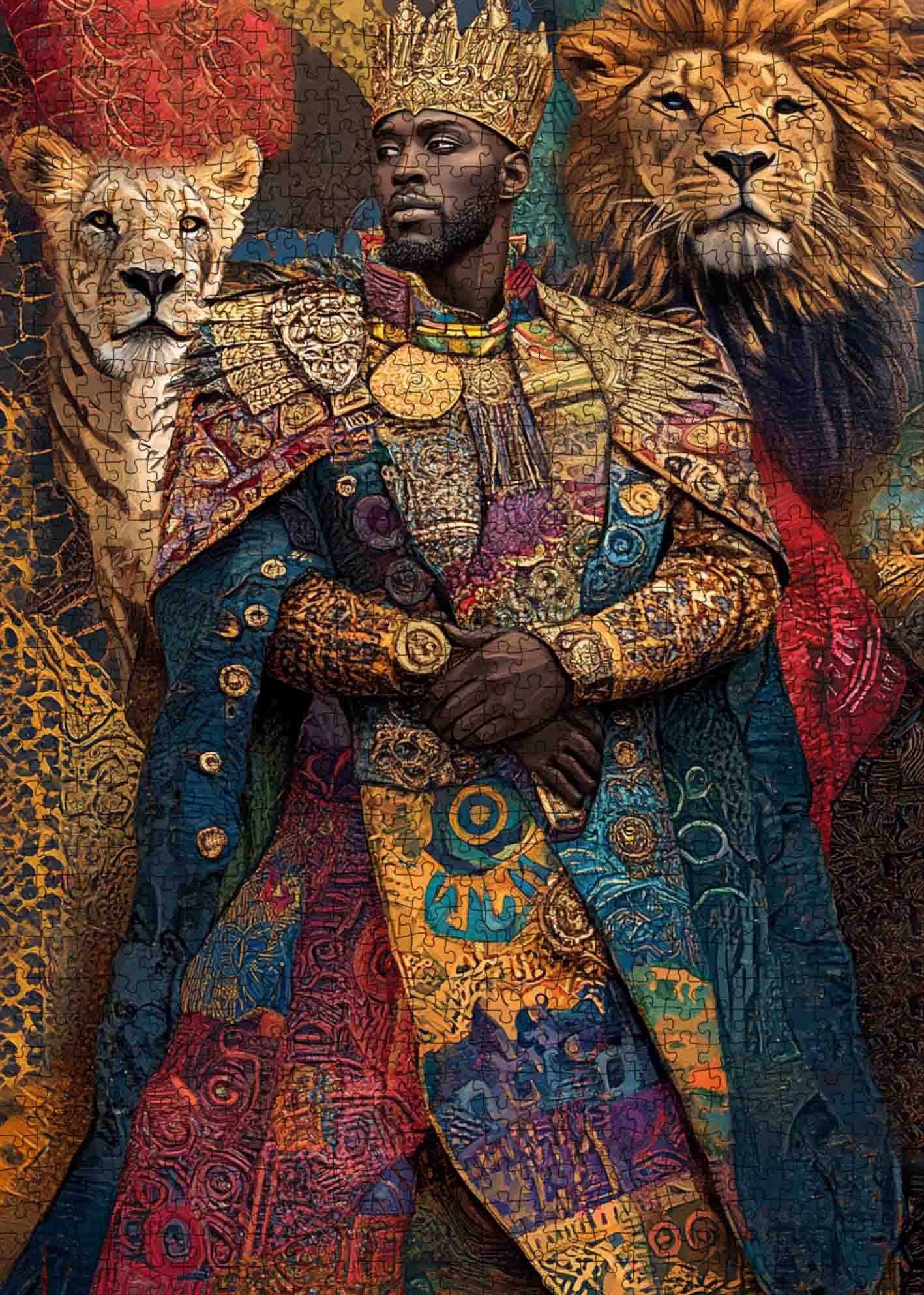 tucocoo-regal-king-with-lions-puzzle-1000-teile-l-we image 2
