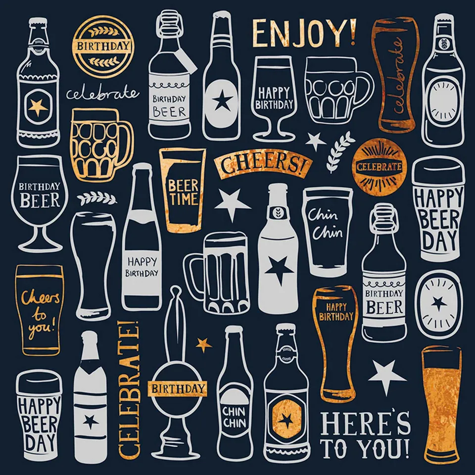 otter-house-puzzle-birthday-drinks-geburtstagskarte-mann-bier image 1