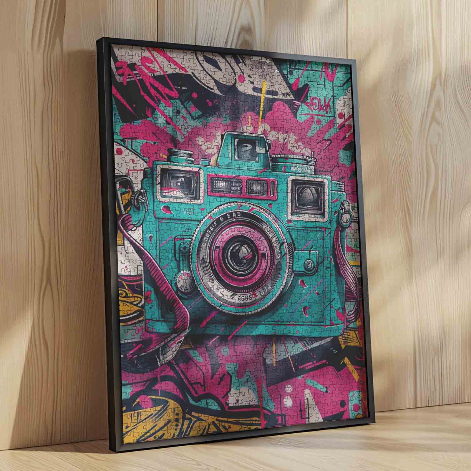tucocoo-retro-graffiti-camera-puzzle-1000-teile-kamera image 4
