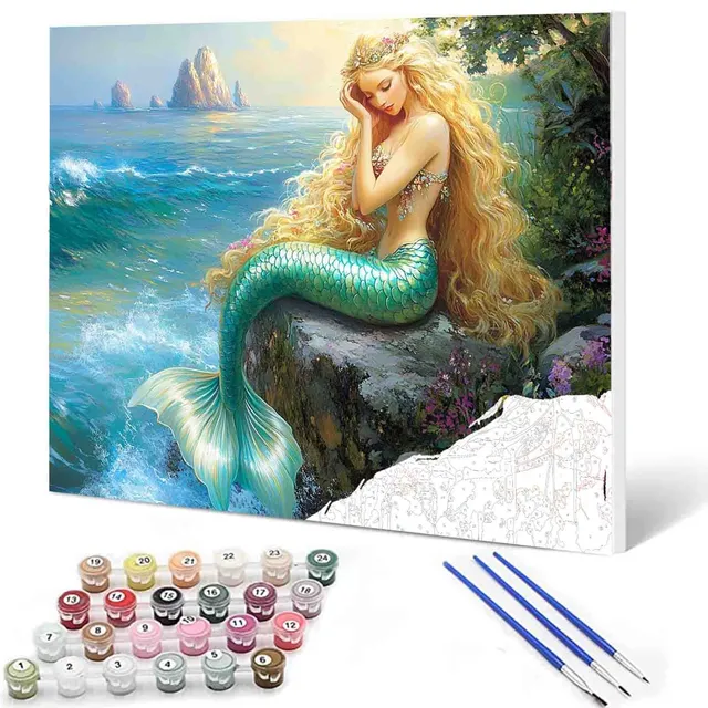tucocoo-seaside-mermaid-dream-malen-nach-zahlen-40x50-ohne-rahmen image 1