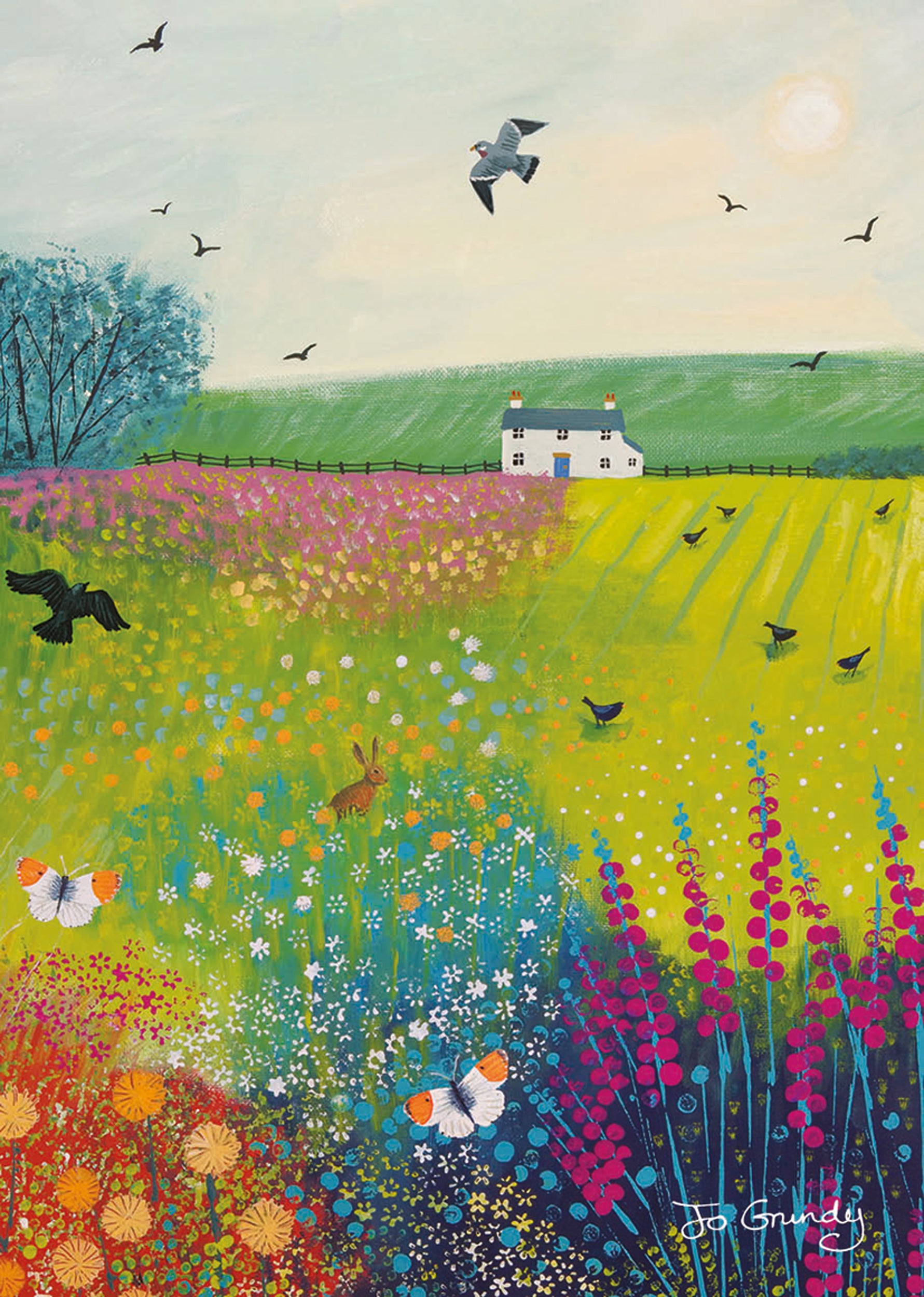 otter-house-stationery-midsummer-meadow-notecards-6er-pack image 2