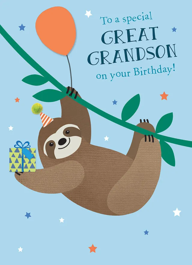 otter-house-family-circle-birthday-sloth-geburtstagskarte-urenkel image 1