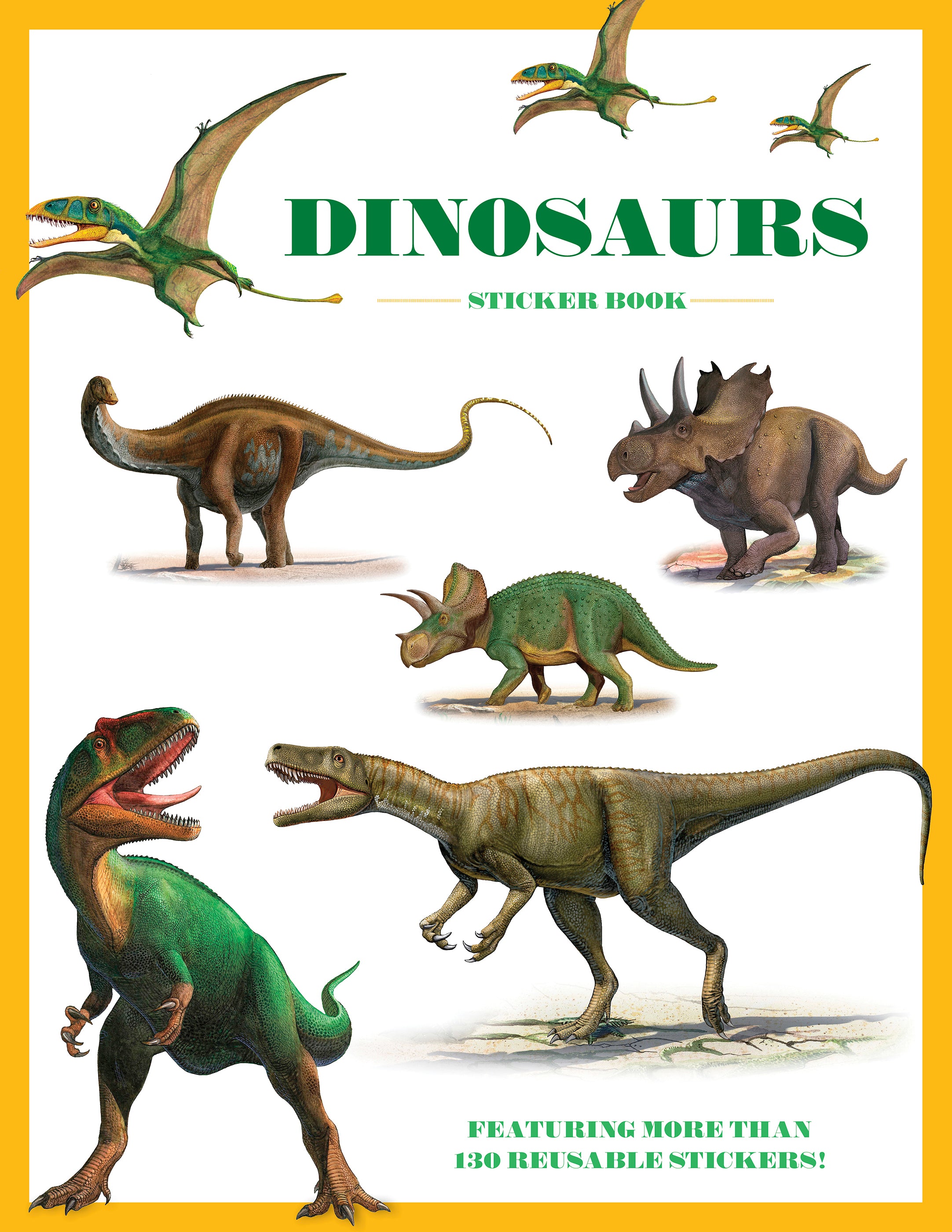 pomegranate-stickers-dinosaurs-stickerbuch-dinosaurier image 2