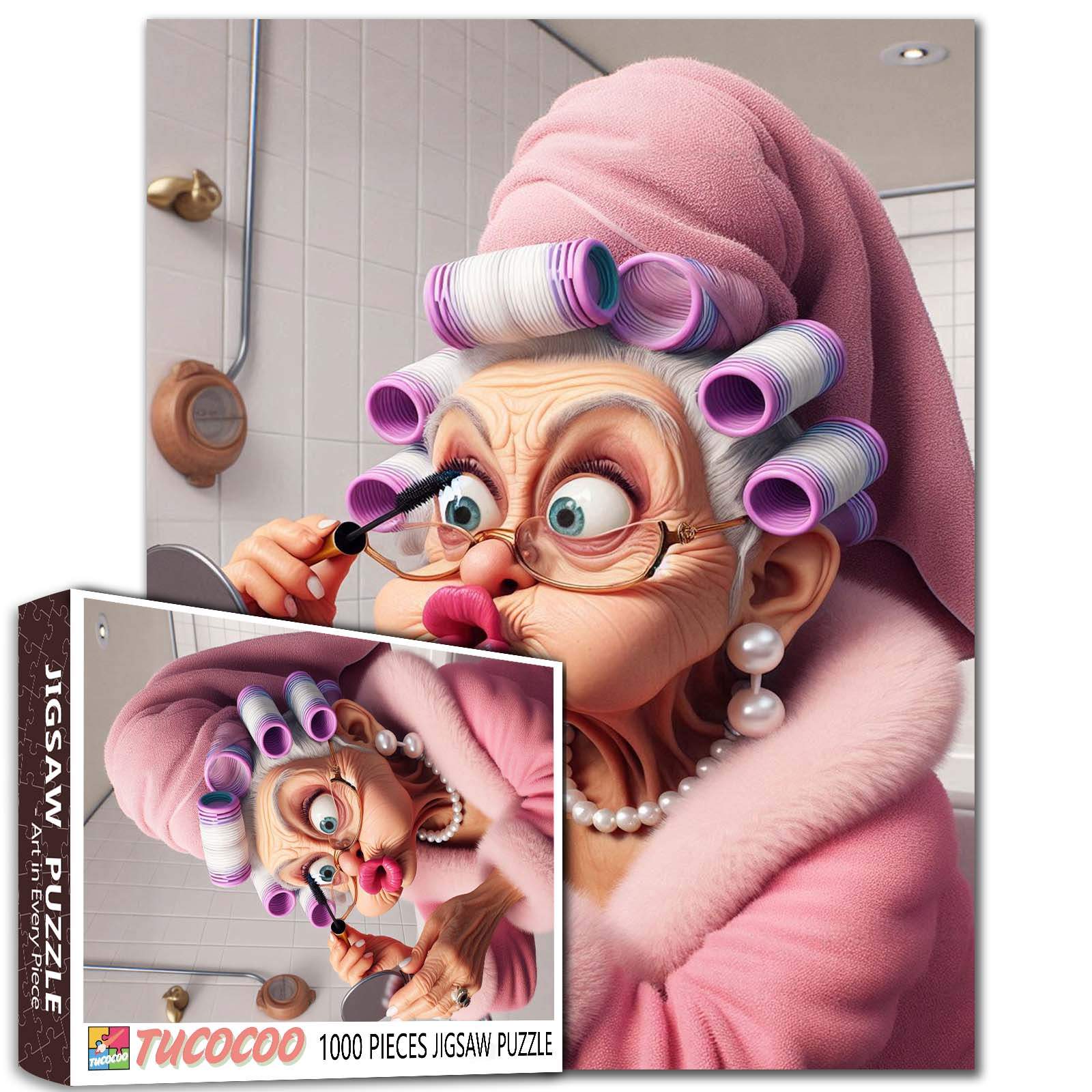 tucocoo-glamorous-granny-puzzle-1000-teile-oma-humor image 1