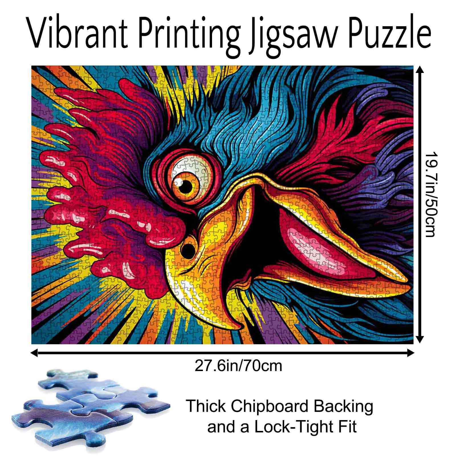 tucocoo-pop-art-rooster-puzzle-1000-teile-hahn image 5