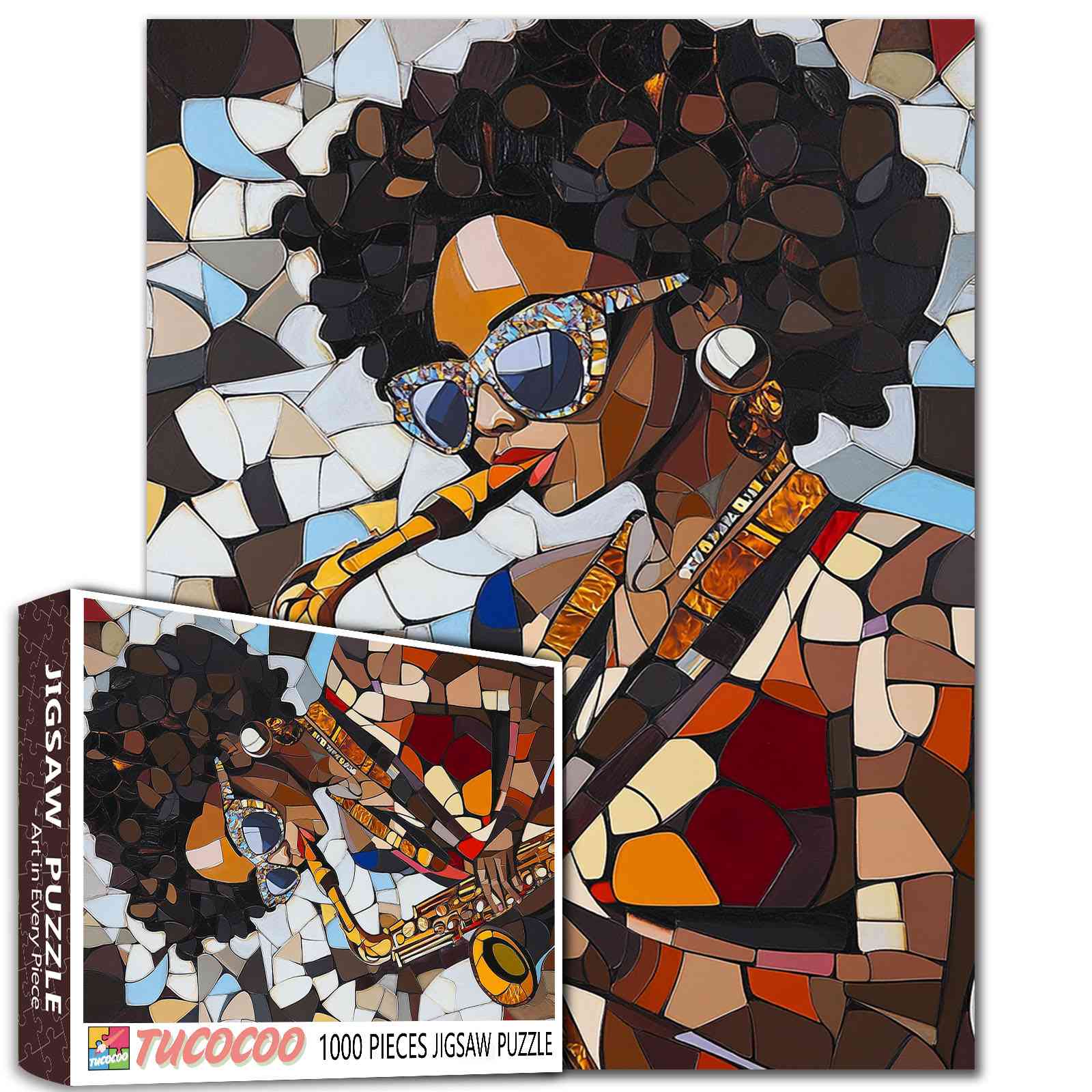 tucocoo-saxophone-serenade-puzzle-1000-teile-jazz image 1