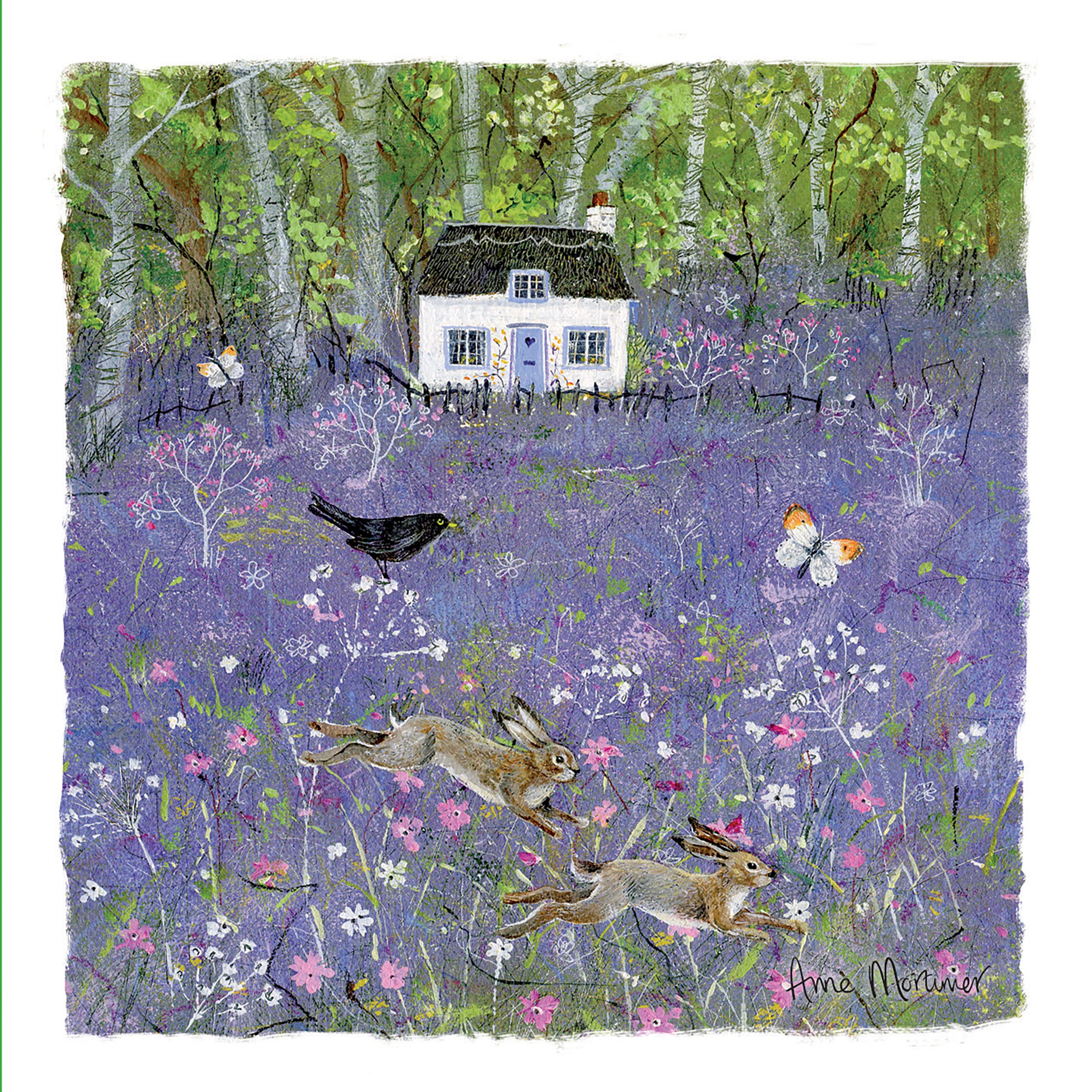 otter-house-country-cottages-briefkarten-10er-set-blumen image 2