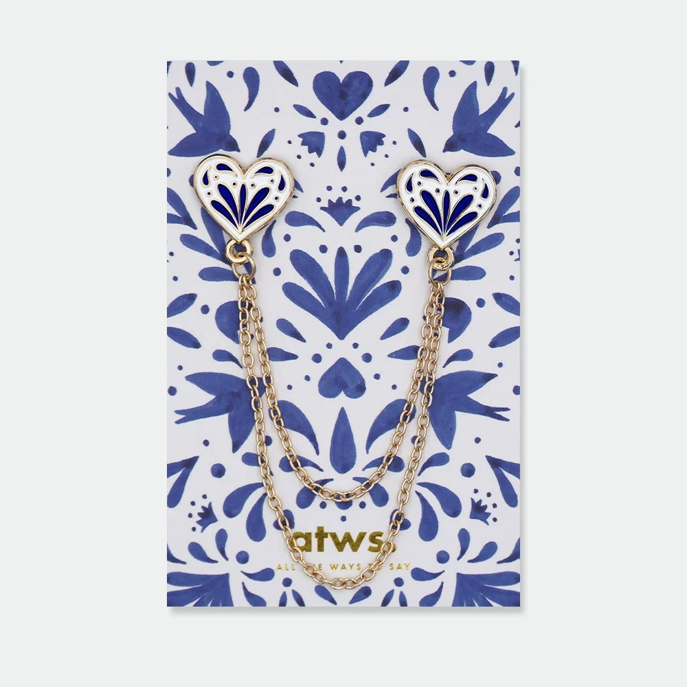 all-the-ways-to-say-duo-blue-hearts-pin-herz-kette-blau image 1