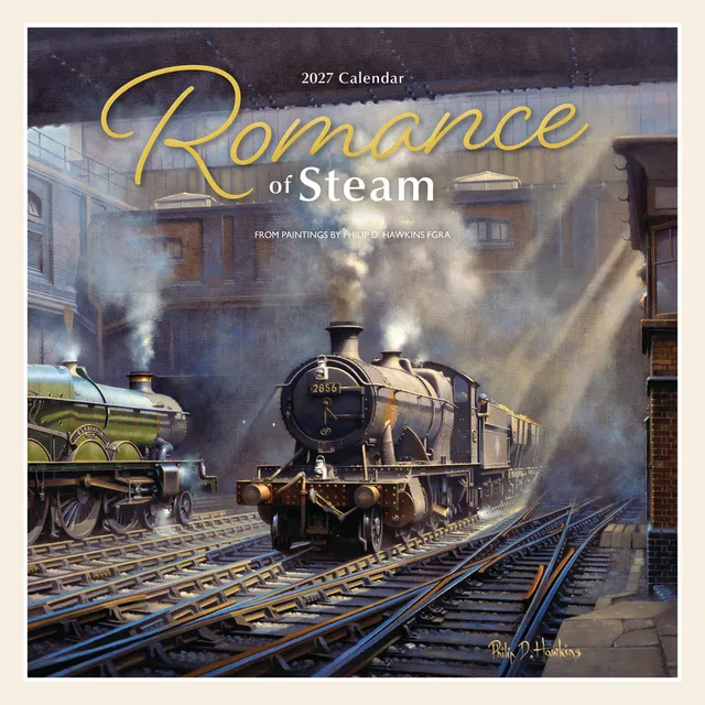 otter-house-romance-of-steam-wandkalender-2027-eisenbahn image 1
