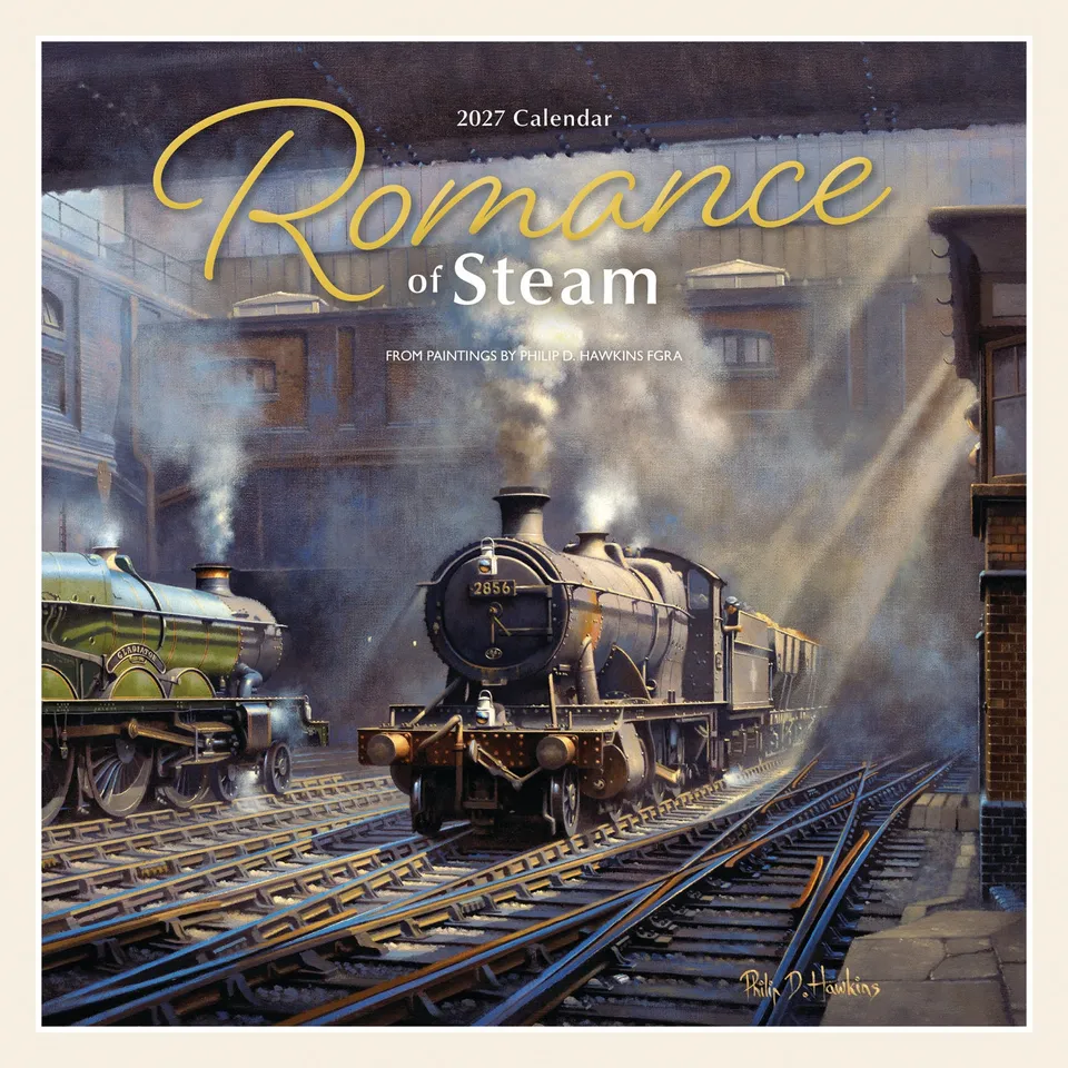 otter-house-romance-of-steam-wandkalender-2027-eisenbahn image 1