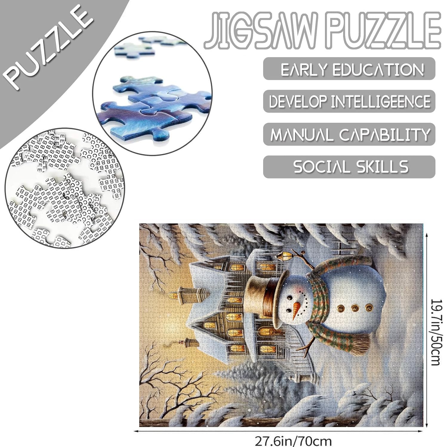 tucocoo-winter-joy-snowman-puzzle-1000-teile-weihnachten image 4