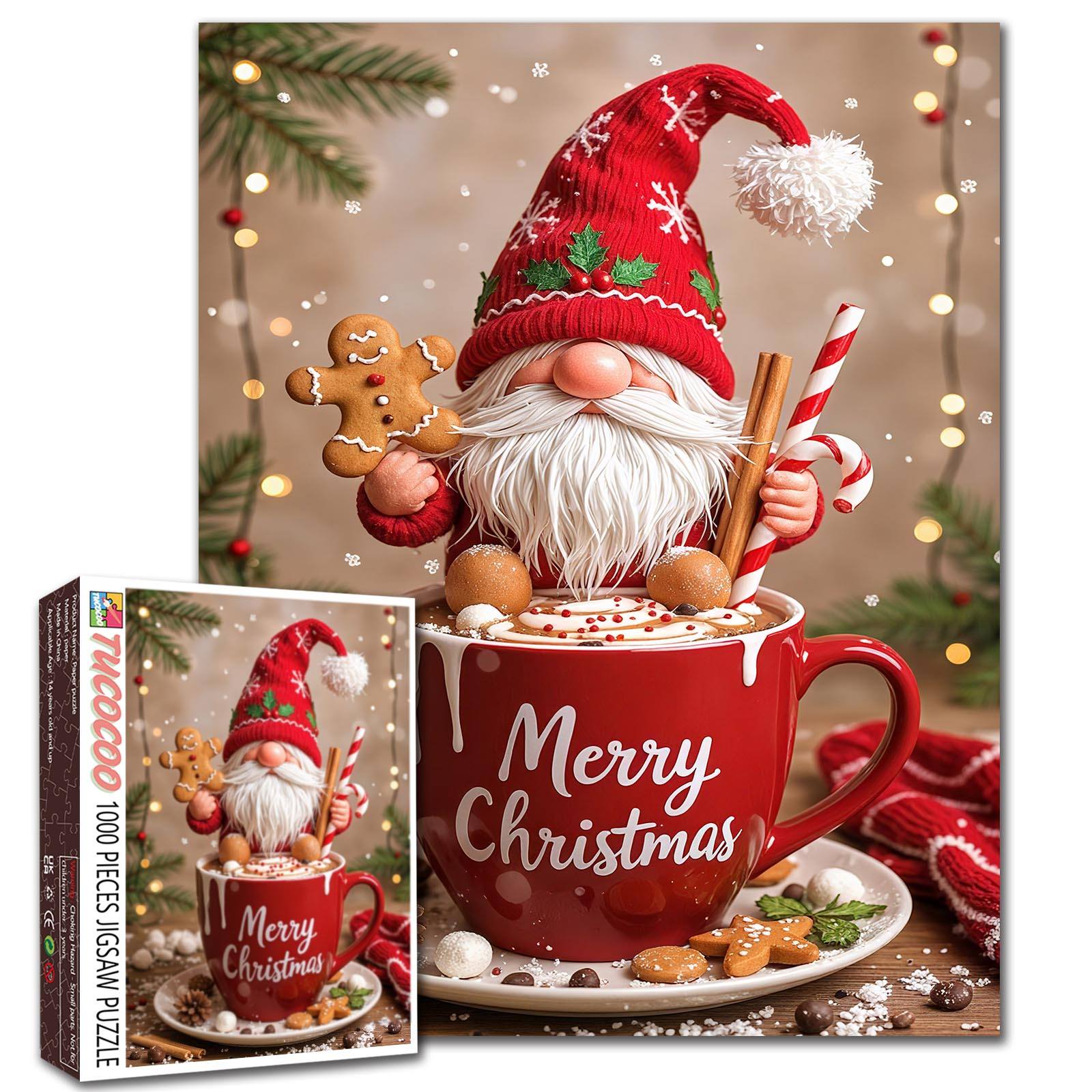 tucocoo-gnome-gingerbread-cocoa-puzzle-1000-teile-wichtel image 1