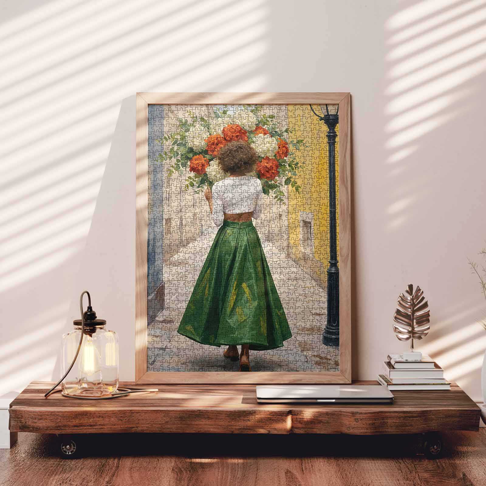 tucocoo-floral-bliss-puzzle-1000-teile-blumen-frau image 3