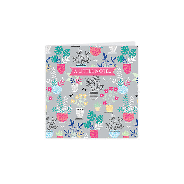 otter-house-stationery-flowerpot-notekarten-10er-pack-blumen image 2