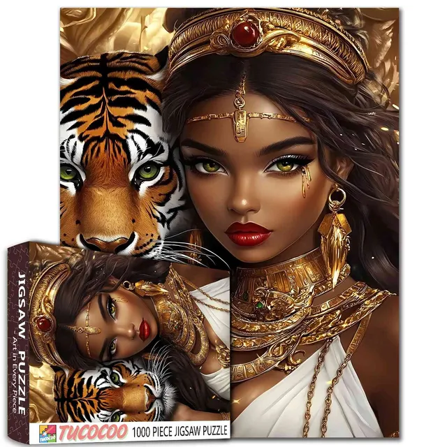 tucocoo-mystic-tiger-queen-puzzle-1000-teile-tiger-motiv image 1