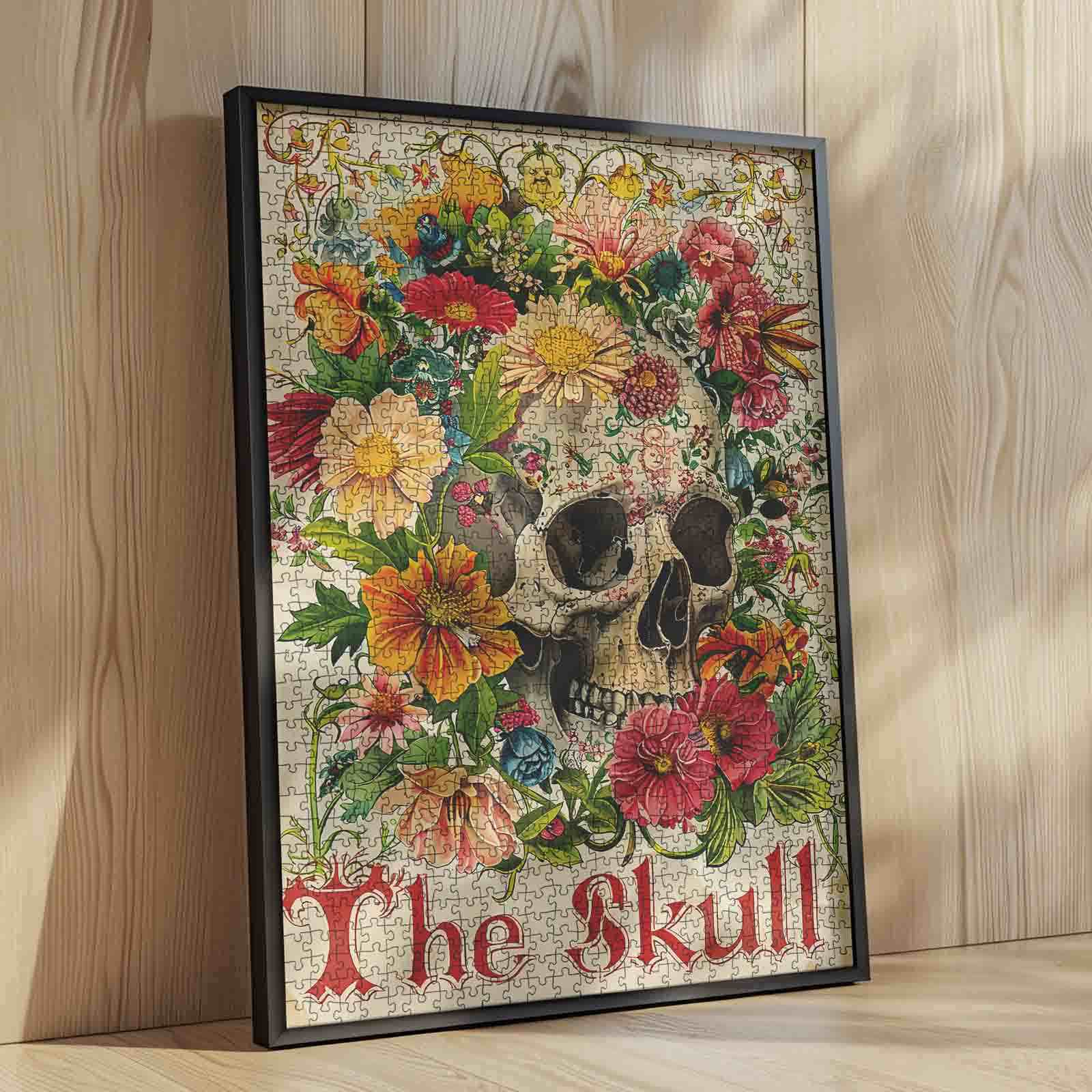 tucocoo-floral-skull-vintage-puzzle-1000-teile-blumen image 4