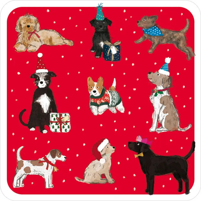 otter-house-christmas-fun-weihnachtskarte-10er-hund-schnee image 1