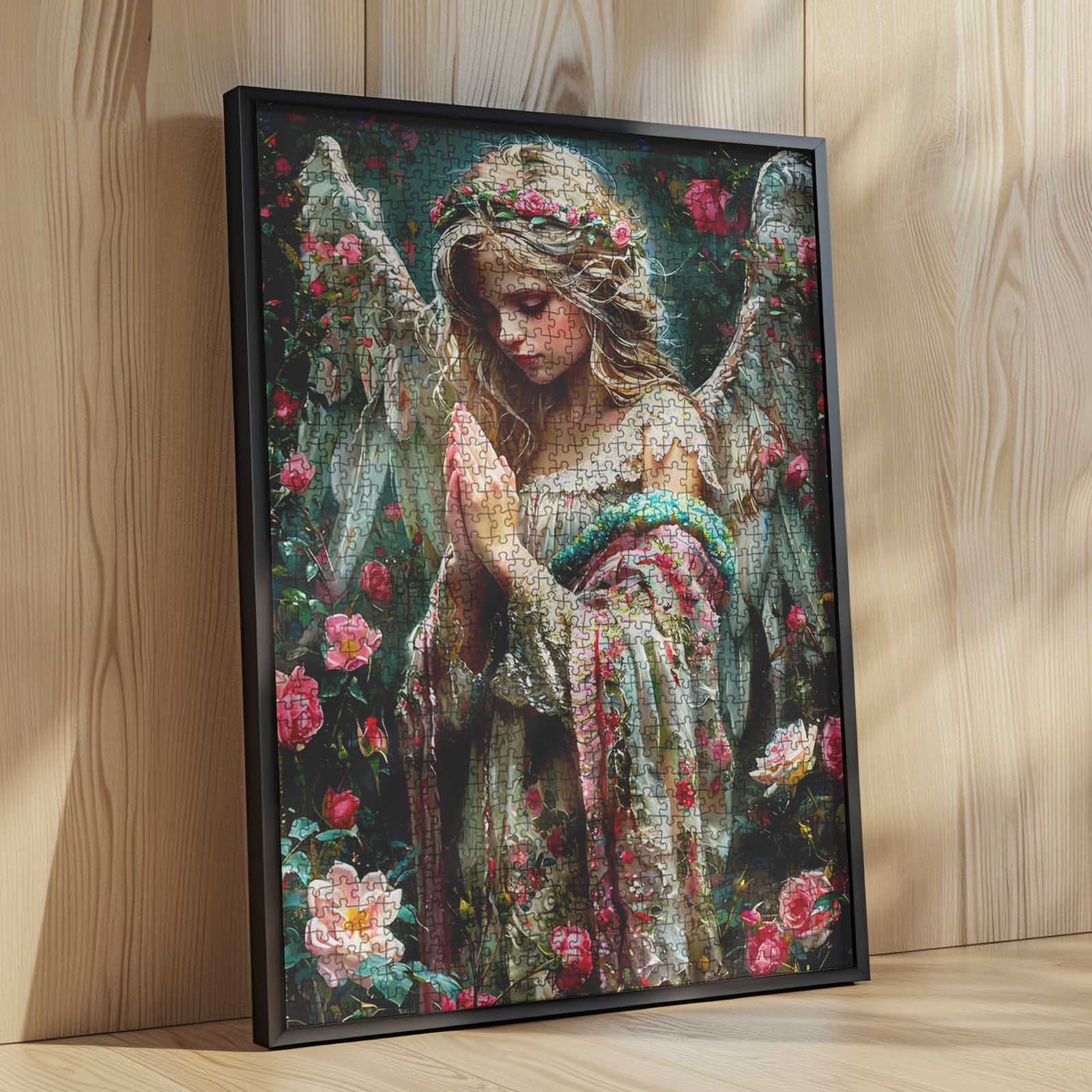 tucocoo-jigsaw-garden-prayer-angel-puzzle-1000-teile-engel image 4
