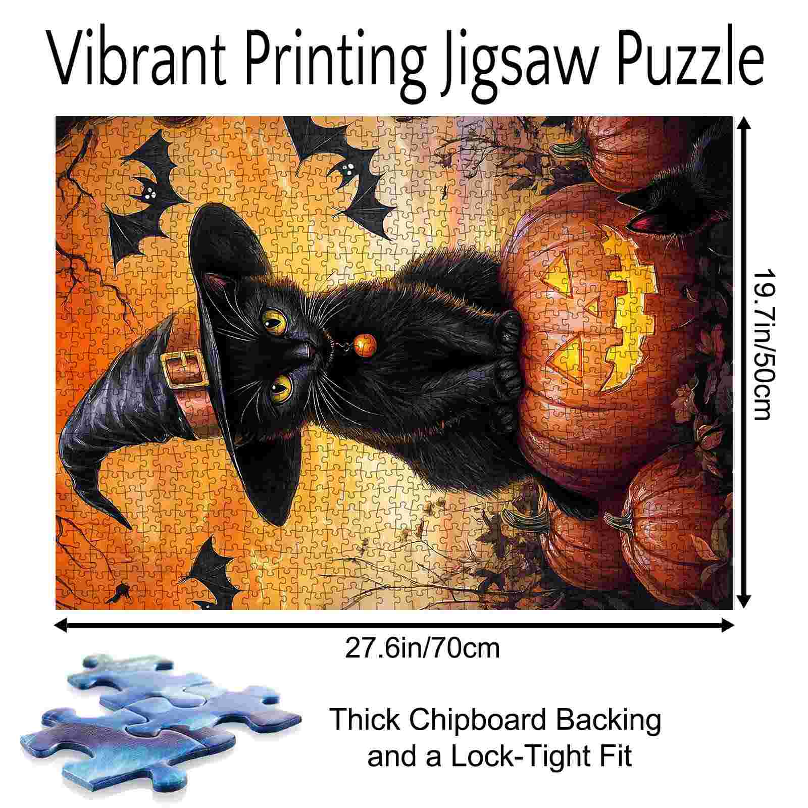 tucocoo-jigsaw-halloween-black-cat-pumpkin-puzzle-1000-teile-katze image 5