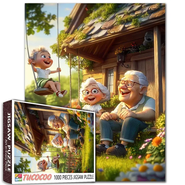 tucocoo-grandparents-garden-swing-puzzle-1000-teile image 1