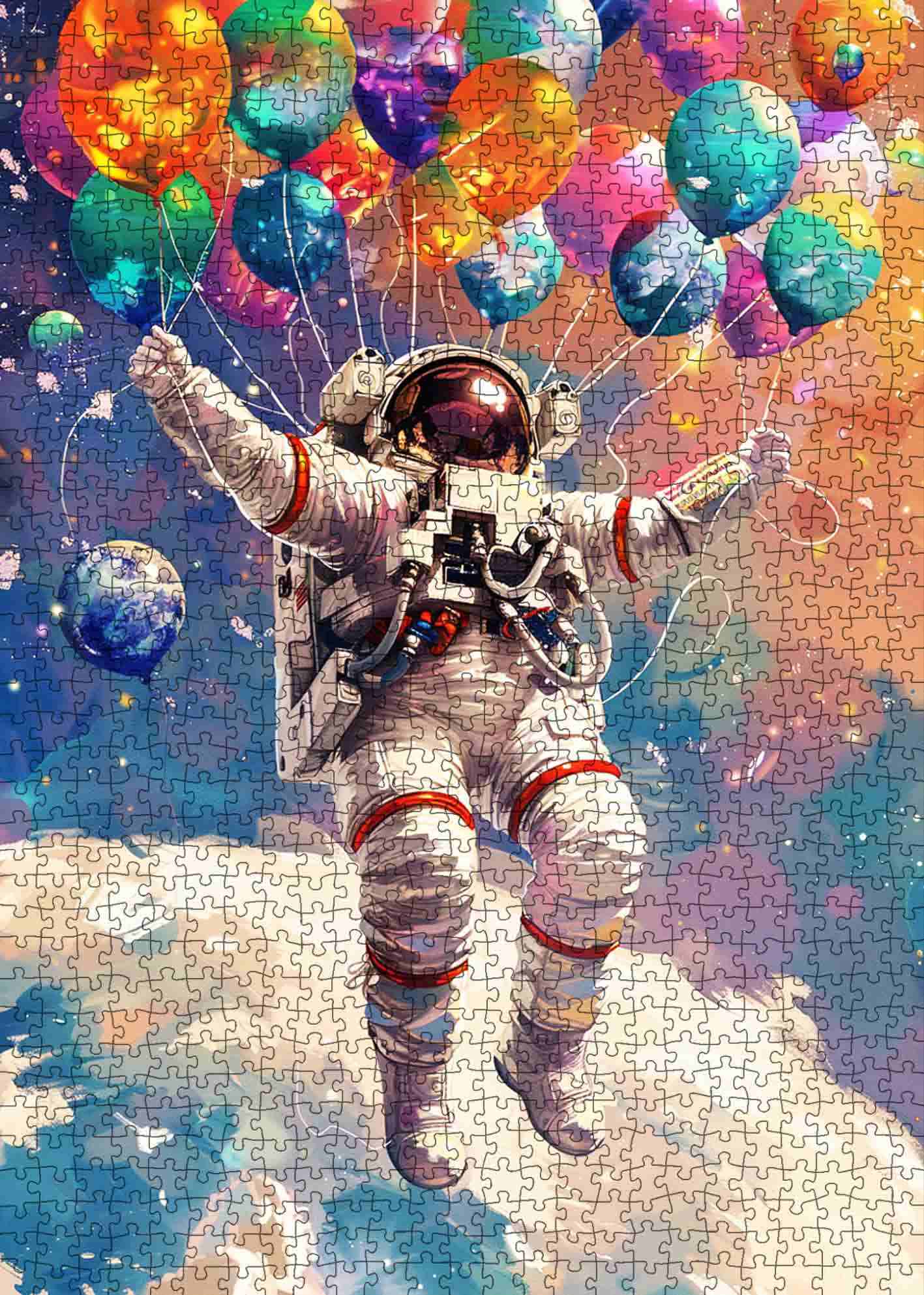 tucocoo-brave-astronaut-balloon-puzzle-1000-teile-weltraum image 2