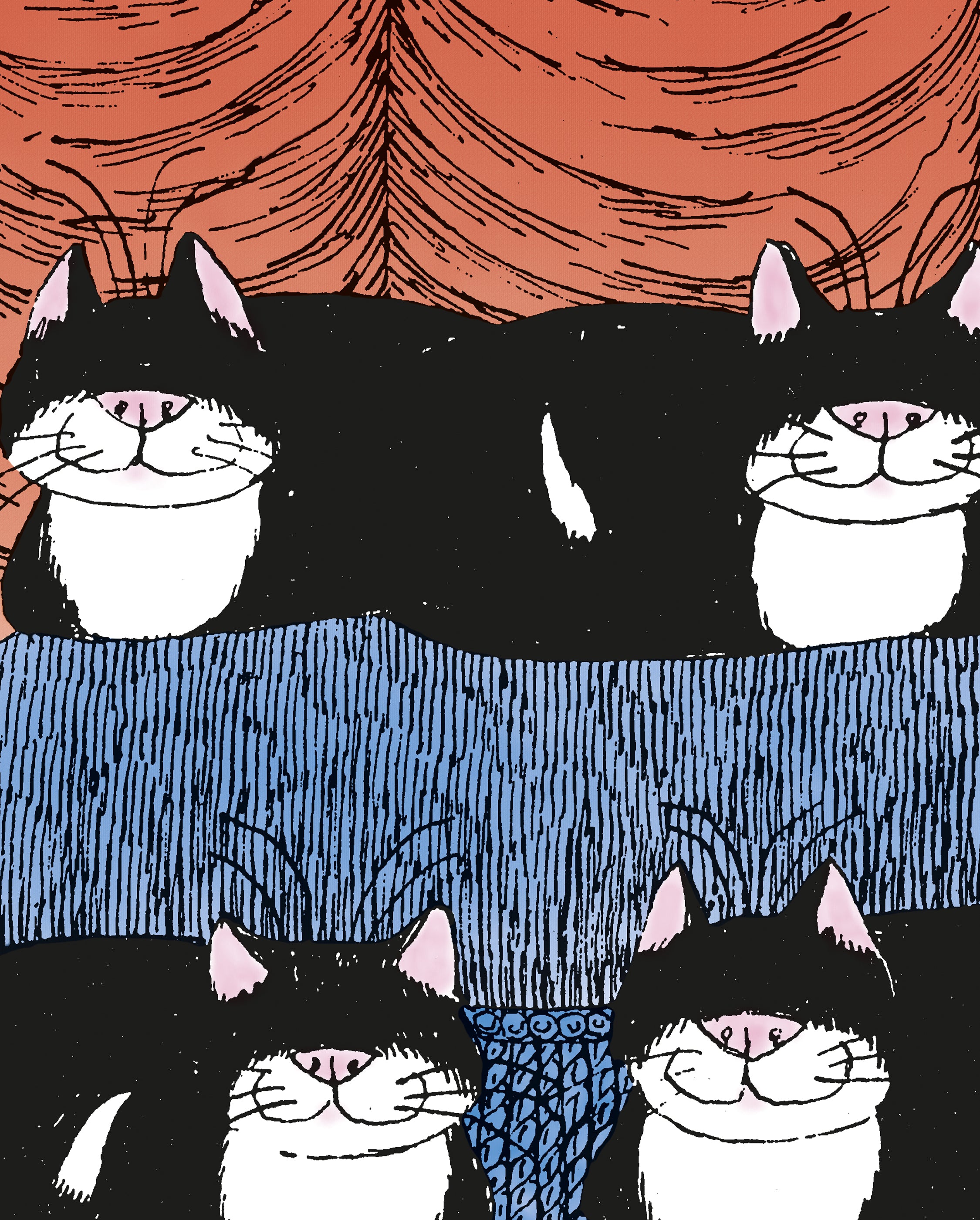 pomegranate-bookmarks-edward-gorey-jellicle-cats-lesezeichen-katzen image 2