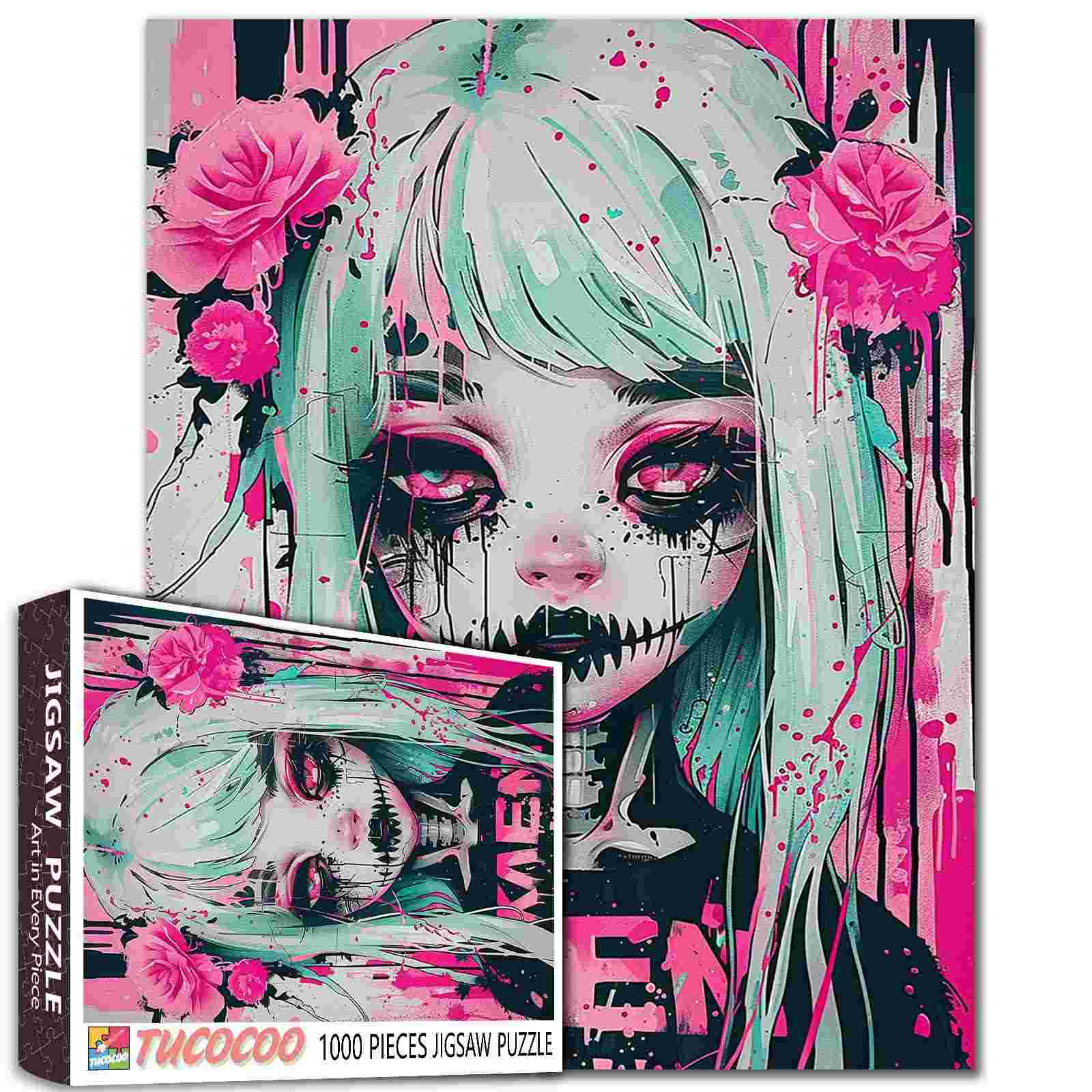 tucocoo-haunted-pink-doll-puzzle-1000-teile-puppe image 1