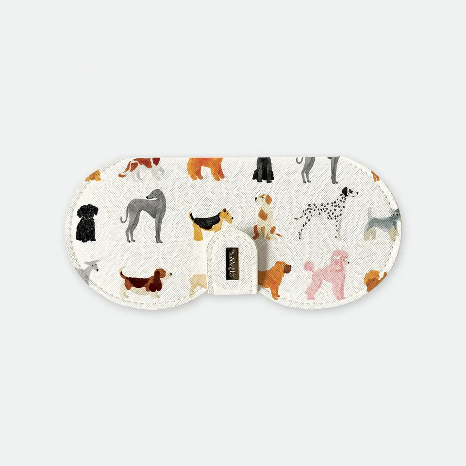 all-the-ways-to-say-dogs-clip-case-brillenetui-hunde-pu-leder image 1